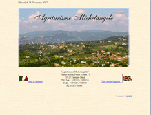Tablet Screenshot of agriturismomichelangelo.com